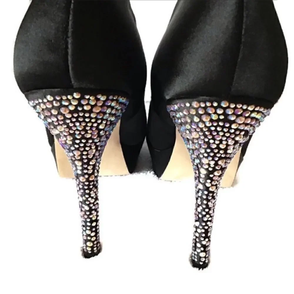 Steve Madden Partyy-R Platform Rhinestone Pumps
